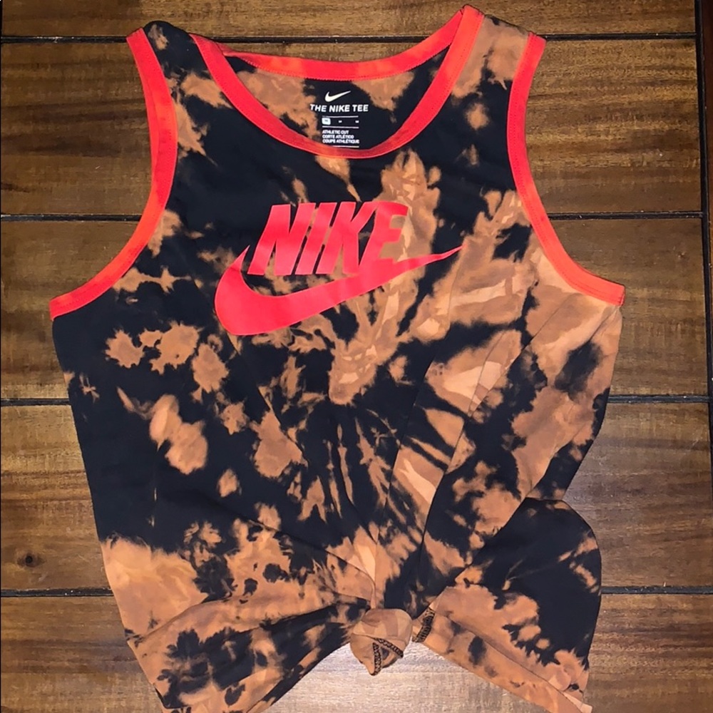 Nike Bleach Dyed Upcycle Tank